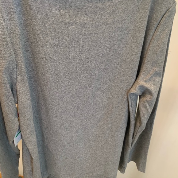 A sweater silver heather color 58% cotton 38% polyester 4% ElASTANE - Picture 4 of 6